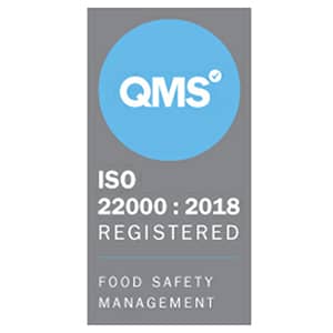 We hold our ISO 22000 accreditation
