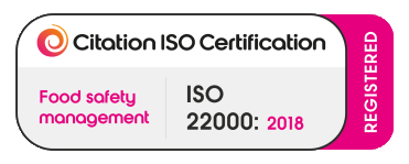 We hold our ISO 22000 accreditation